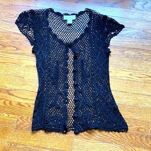 Adorable crocheted cardi